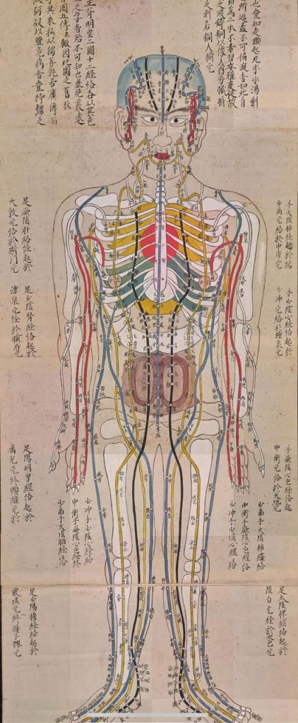 apanese Acupuncture Chart: Edo-Period (1603-1868) Meridian Chart